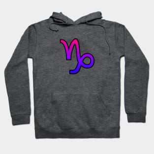 Capricorn Bi Pride Symbol Hoodie